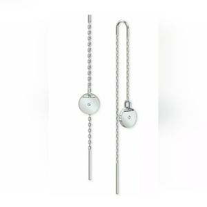 Swarovski Ginger Dangling Drop Disk Earrings
